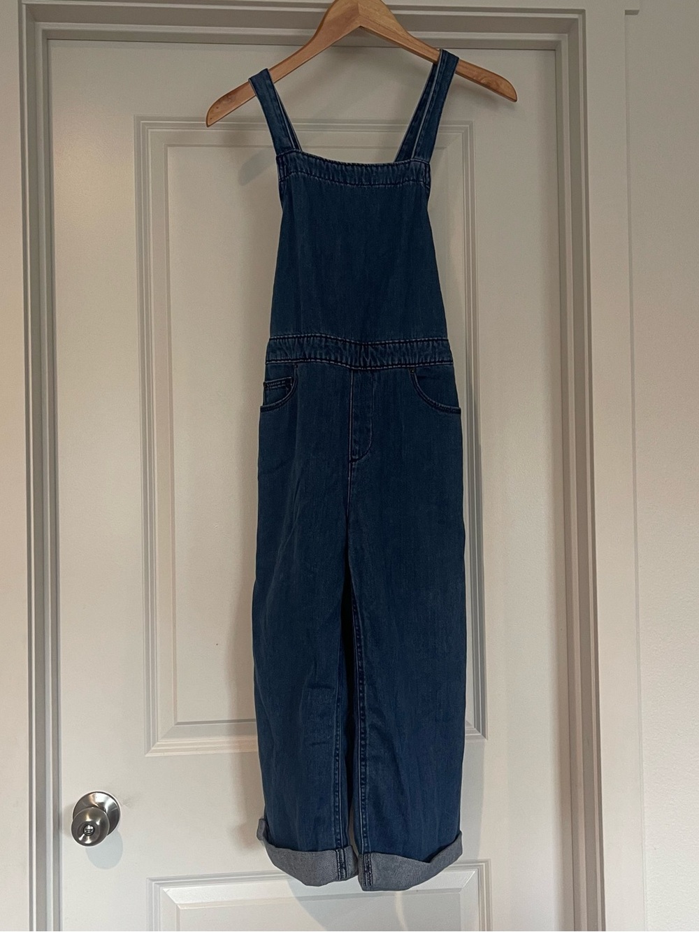 Universal Thread Dark Blue Denim Overalls Jumpsuit